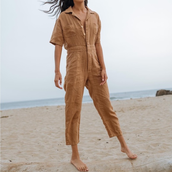 MATE the Label Pants - Mate the label linen jumpsuit size XS